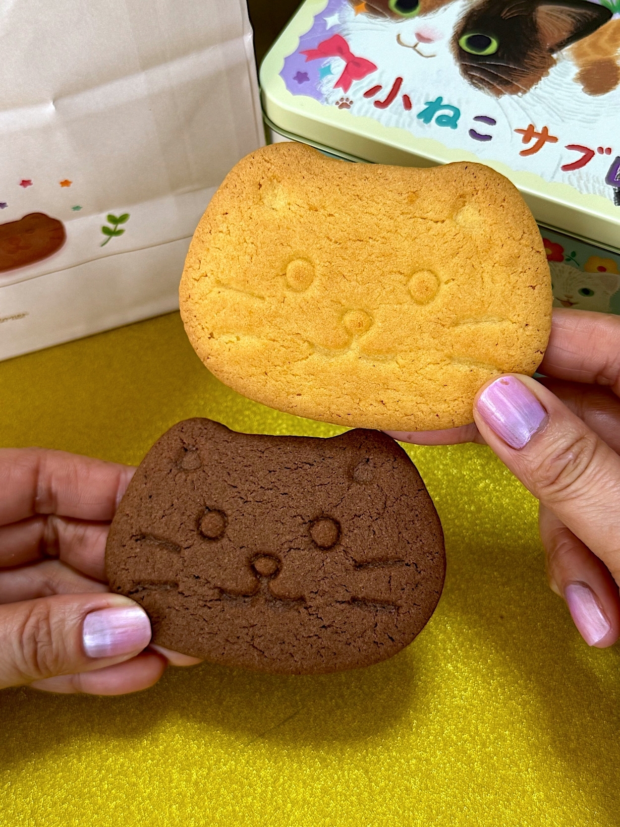 パークフード ワッフルクッキー ピンバッジ 2個セット