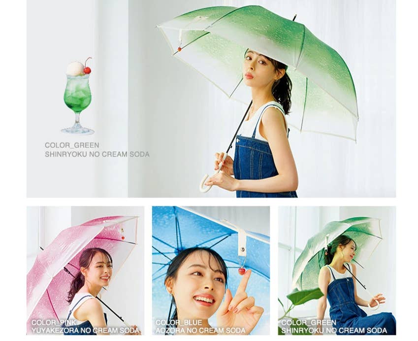 憂うつな雨の日が楽しみに変わる！Wpc.の「クリームソーダアンブレラ