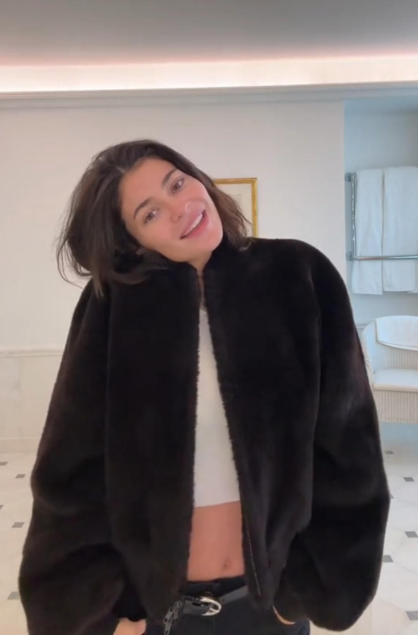 Kylie speaking in a TikTok video