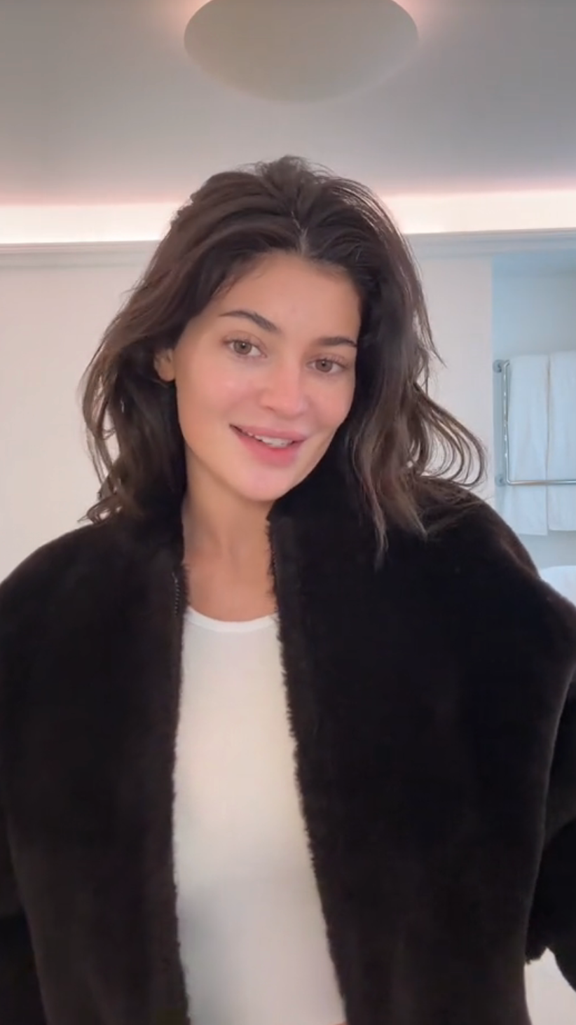 Kylie speaking in a TikTok video