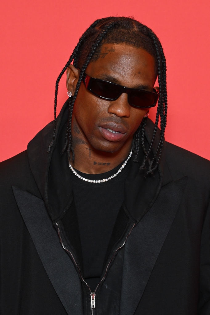 Scott at an event with sunglasses on