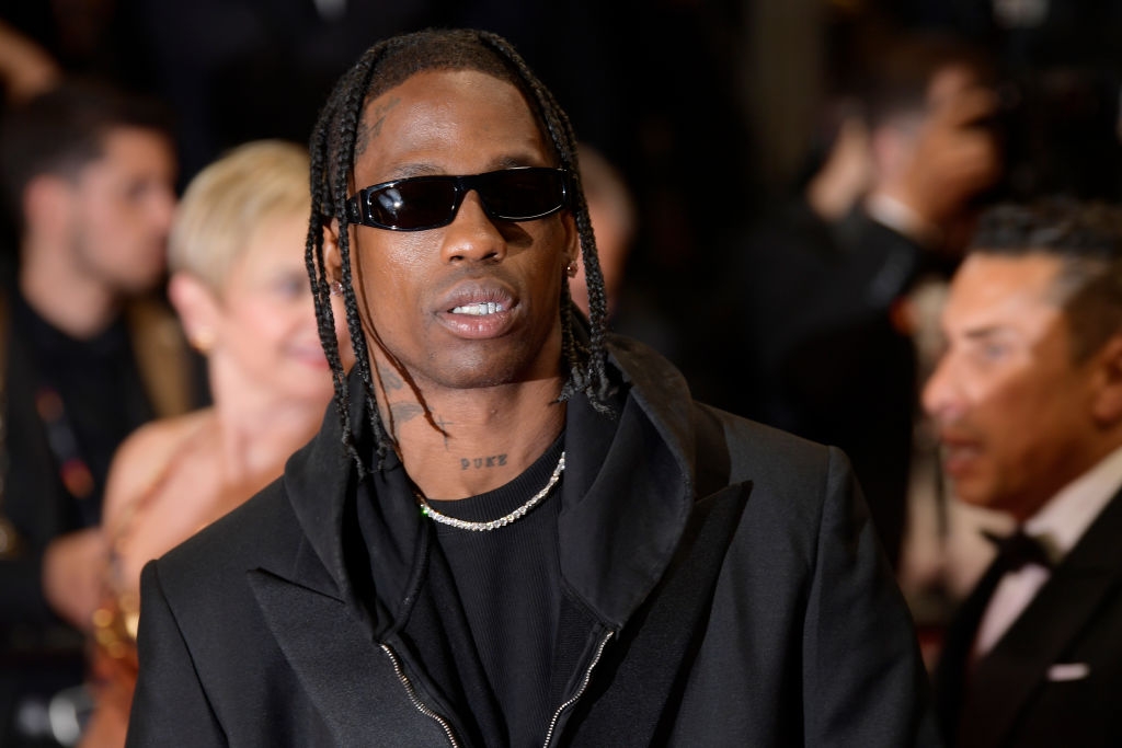 Scott at an event with sunglasses on