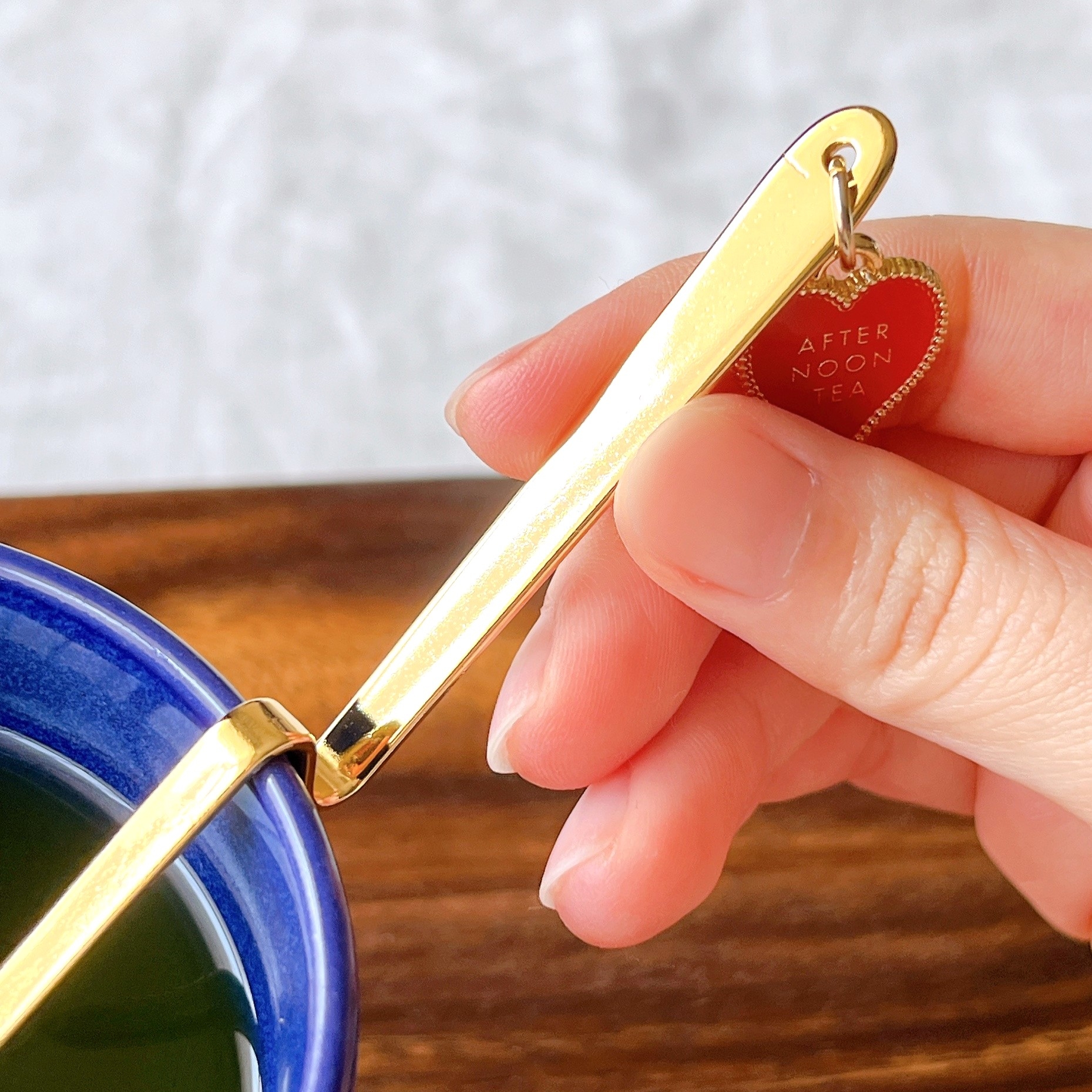 アフタヌーンティーの「ハートチャームスプーン」