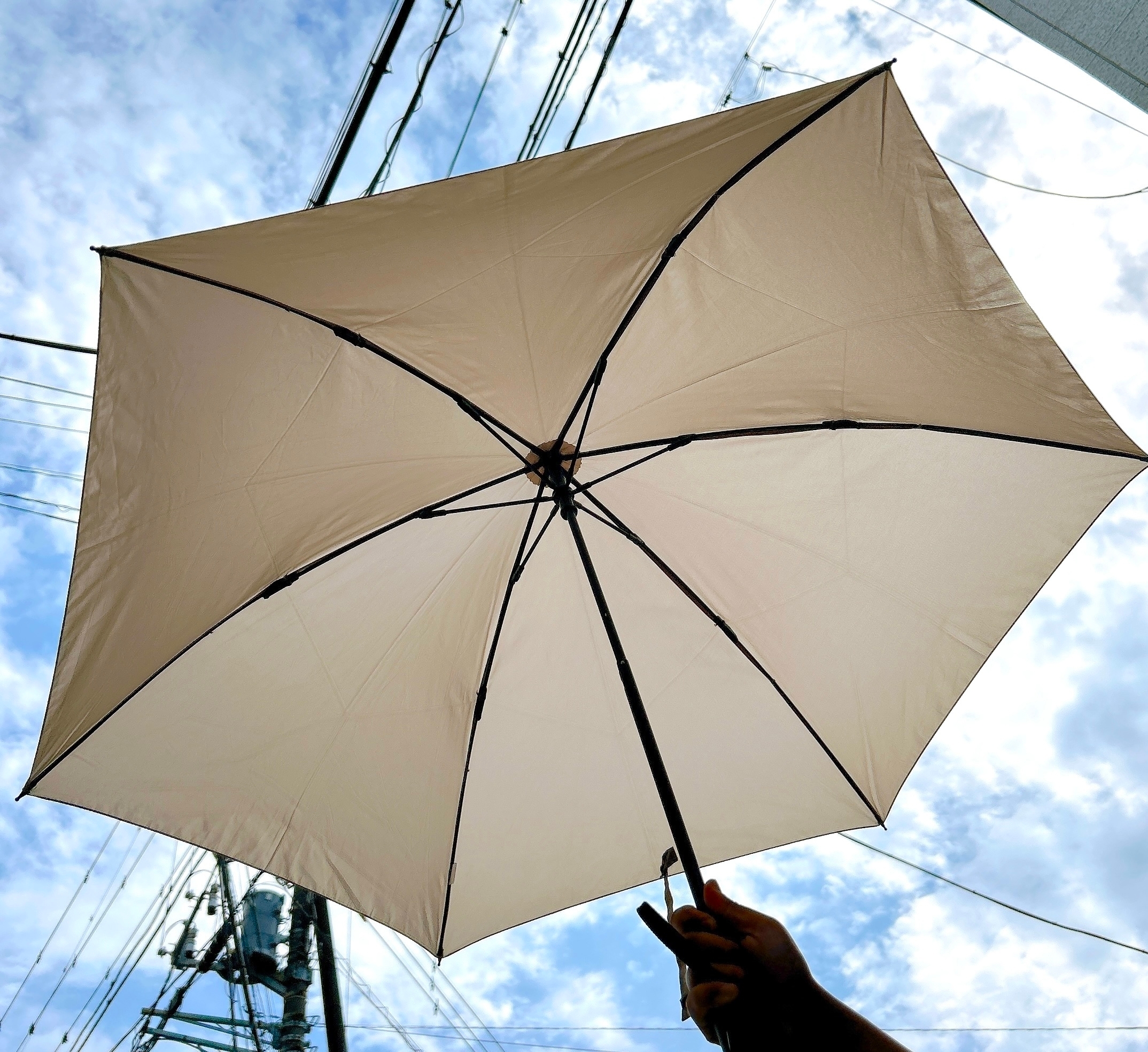 無印良品の「晴雨兼用 2通りにたためる 折りたたみ傘」