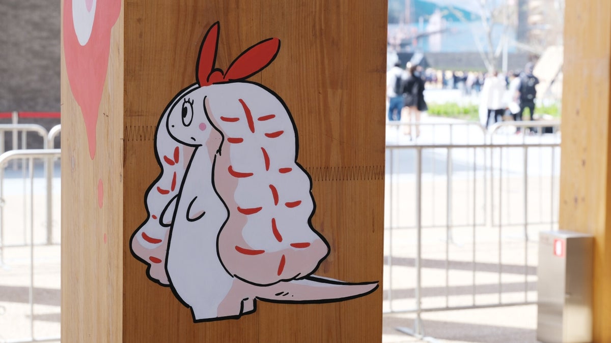 大阪・関西万博】「まじで何？ 可愛すぎる」大屋根リングの柱に描かれ 