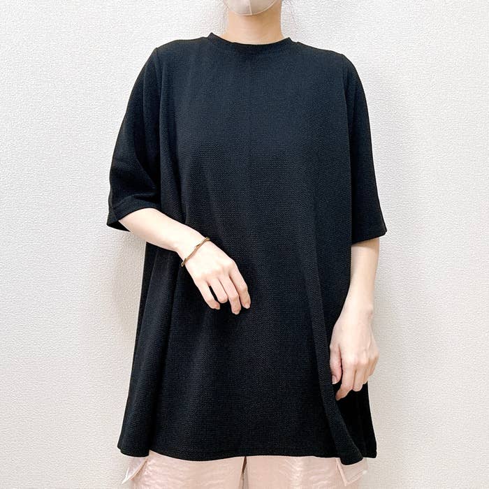 coca(コカ)「エンボスAライン半袖チュニック レディース」