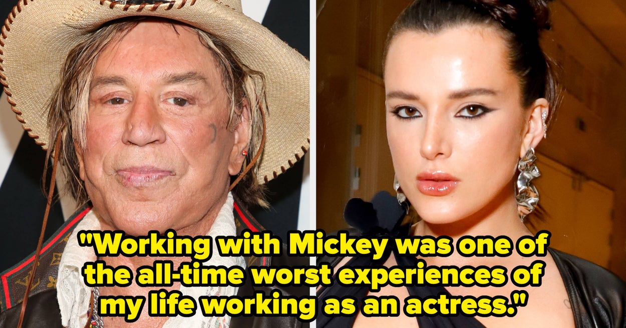 米奇·鲁克(Mickey Rourke)回应贝拉·索恩(Bella Thorne)的指控 米奇·鲁克(Mickey Rourke)回应贝拉·索恩(Bella Thorne)的指控