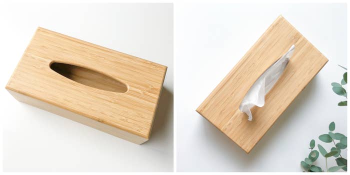 IKEA(イケア)の 「BONDLIAN ボンドリアン ティッシュボックス 竹」