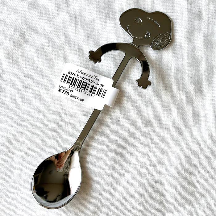 アフタヌーンティーの「引っ掛けスプーン/PEANUTS」