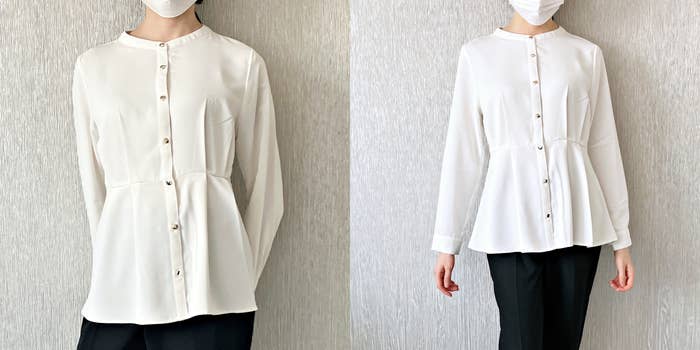 Honeys（ハニーズ）のおすすめブラウス「ウエストタックブラウス」