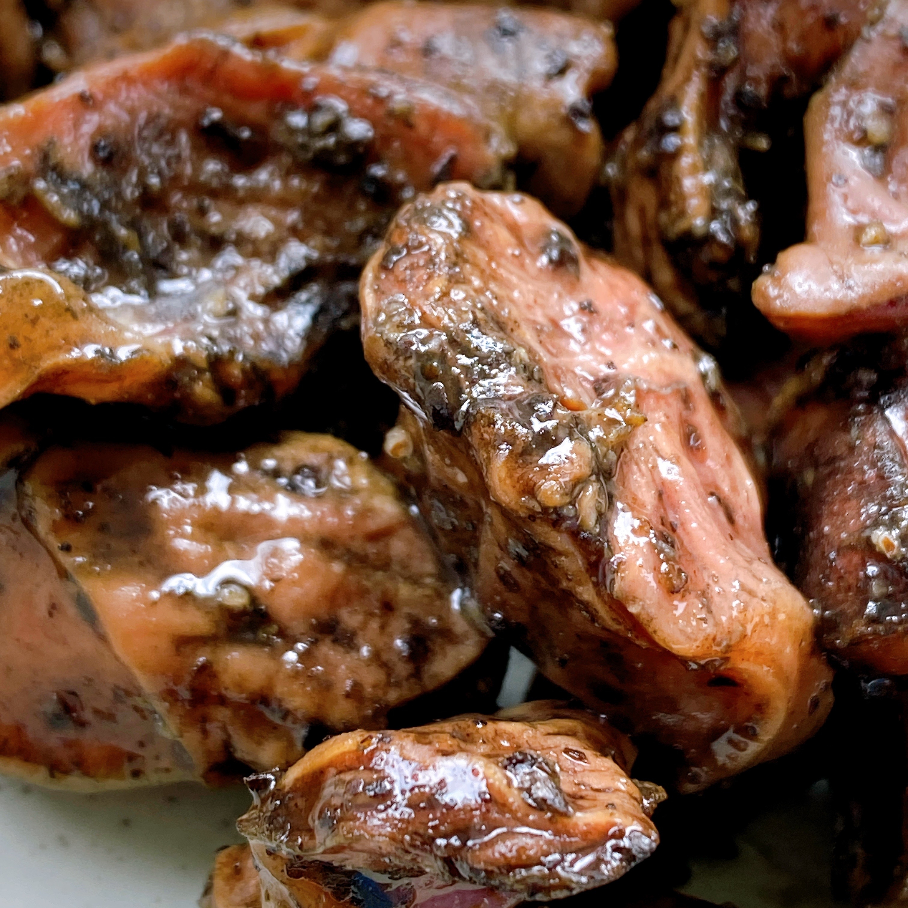 セブン「日向屋 炭火香る砂肝焼ガーリックペッパー 80g」