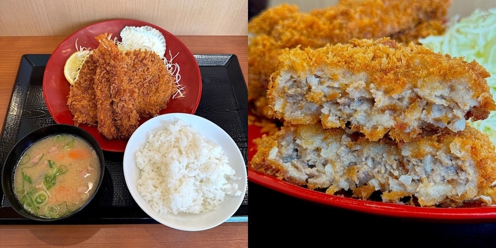 かつやのおすすめメニュー「海老ヒレメンチカツ定食」