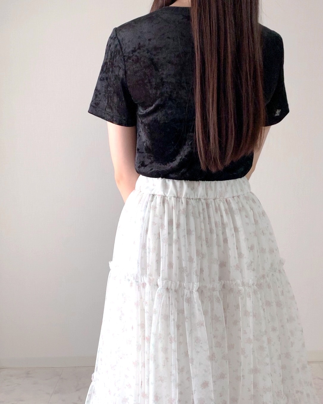 GUの「チュールスカート by rokh」