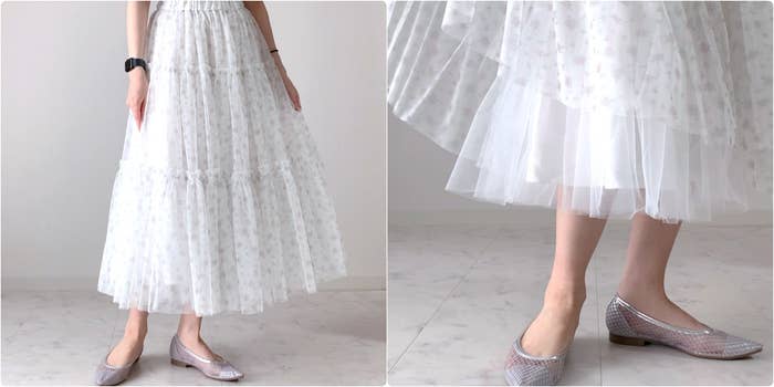 GUの「チュールスカート by rokh」