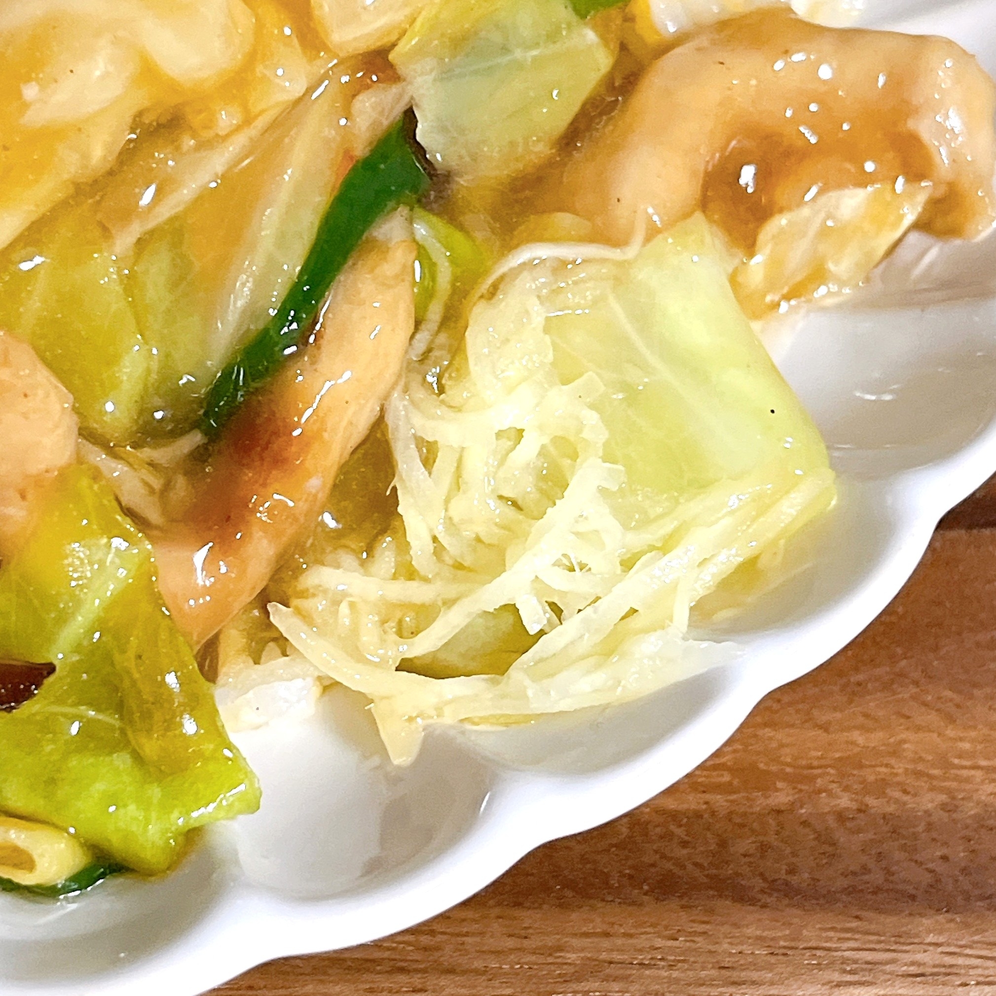 バーミヤンの「たっぷり豚肉と野菜の旨味あんかけチャーハン」