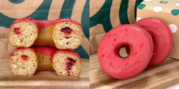 スターバックスの「ストロベリードーナツ」