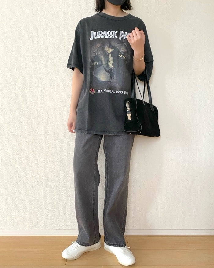 GUの「ウォッシュドグラフィックT（5分袖） MOVIE」