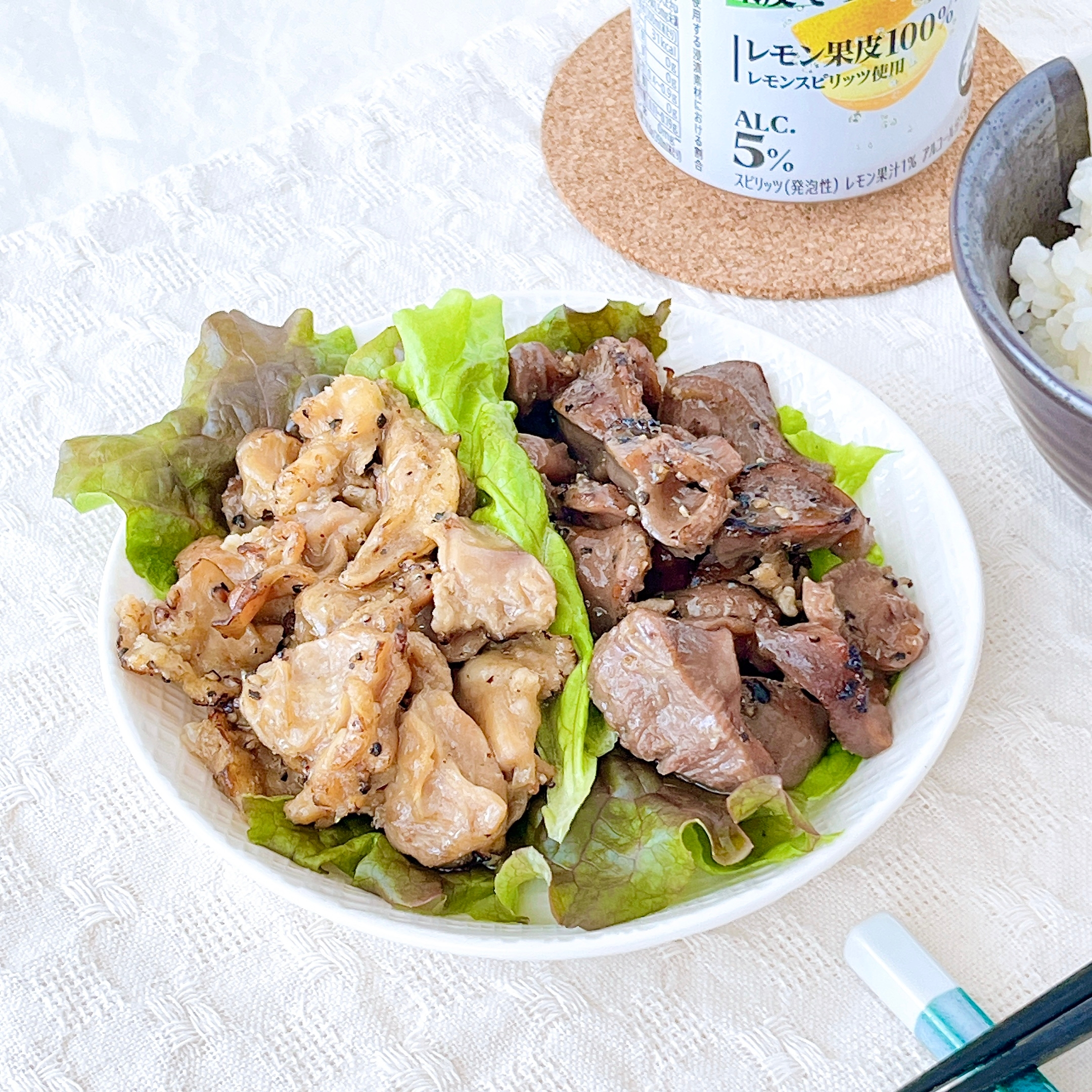 LAWSON（ローソン）の「炭火焼鳥2種 ハラミ&amp;amp;砂肝」