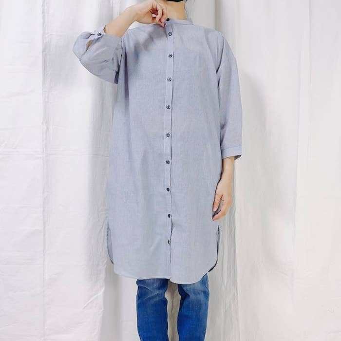 しまむらの「スタンド7ブSTシャツOP」