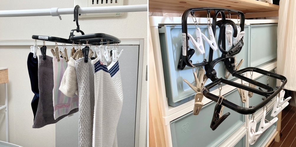 Francfranc（フランフラン）のオススメの洗濯グッズ「ランドリーハンガー20ピンチ」