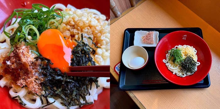 なか卯の「たまかけうどん」