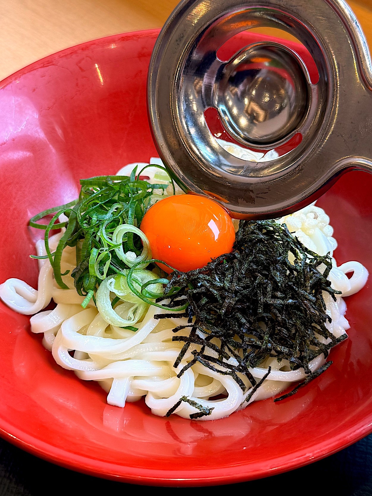 なか卯の「たまかけうどん」