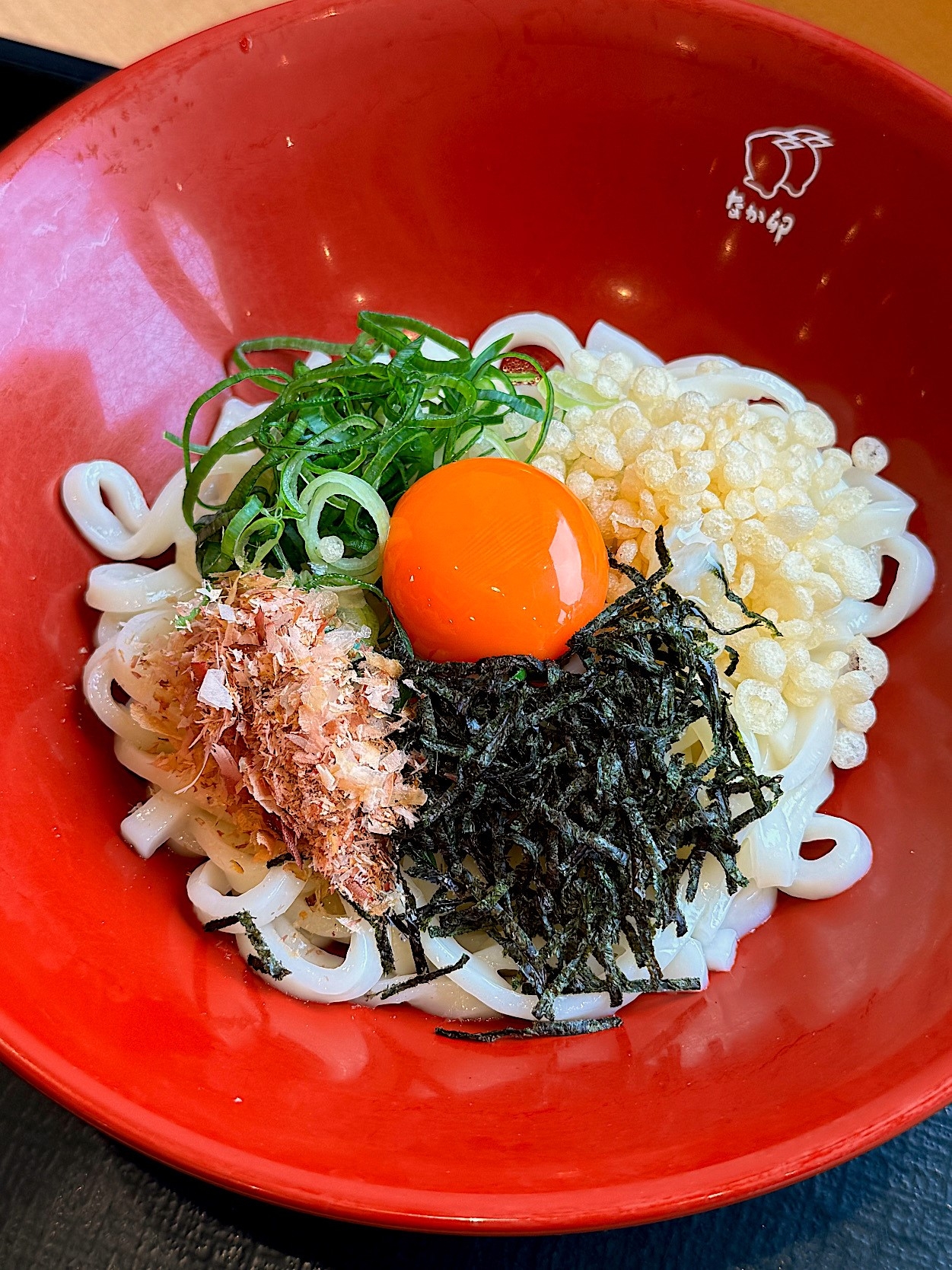 なか卯の「たまかけうどん」