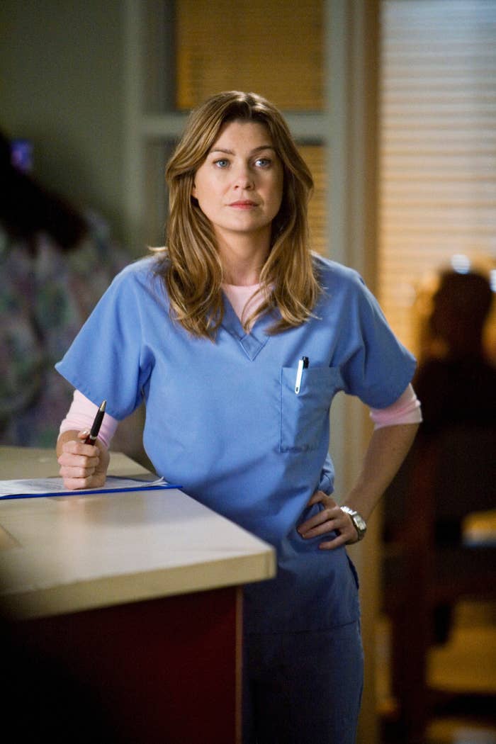 Ellen Pompeo in a scene from "Grey's Anatomy"