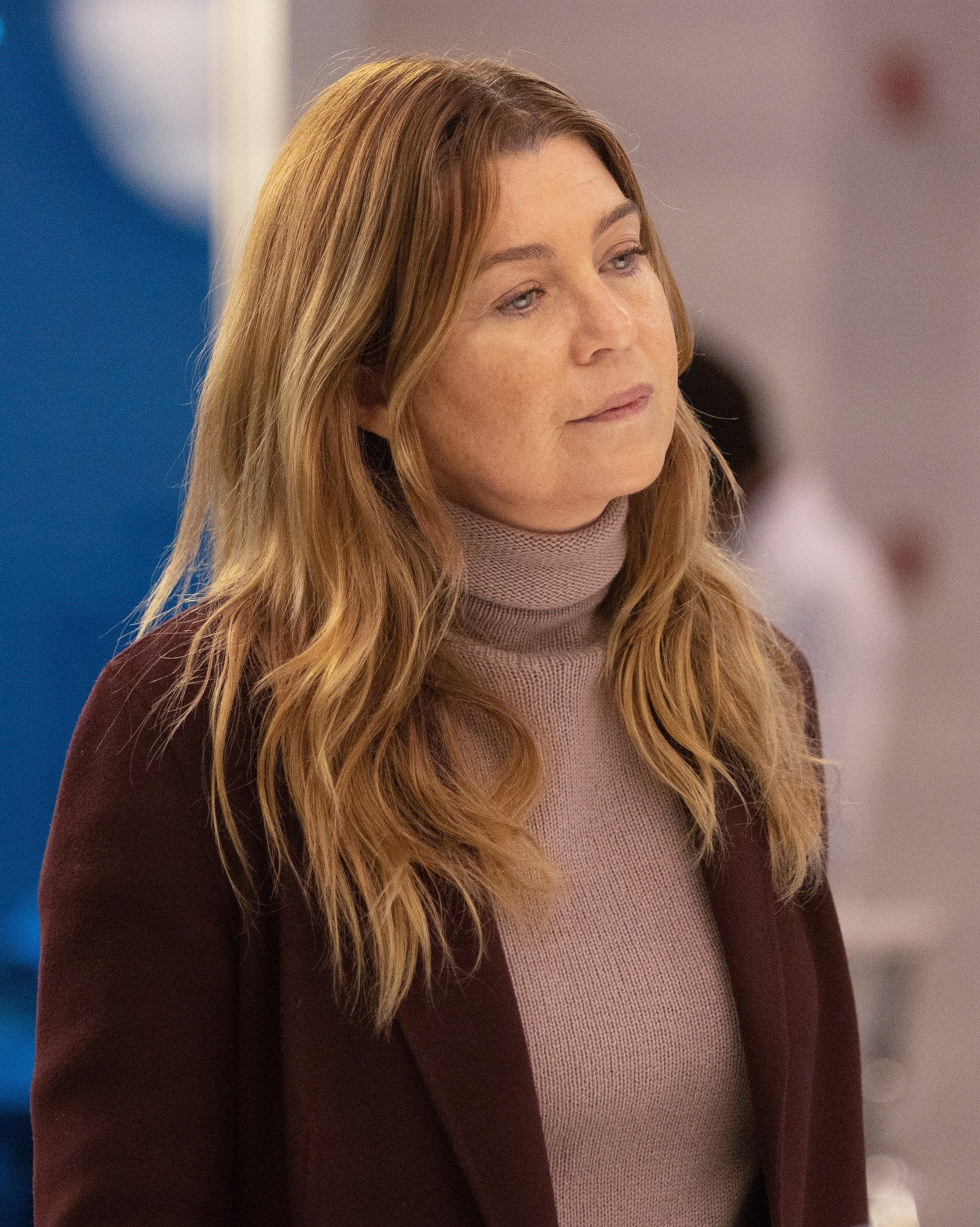 Ellen Pompeo in a scene from "Grey's Anatomy"