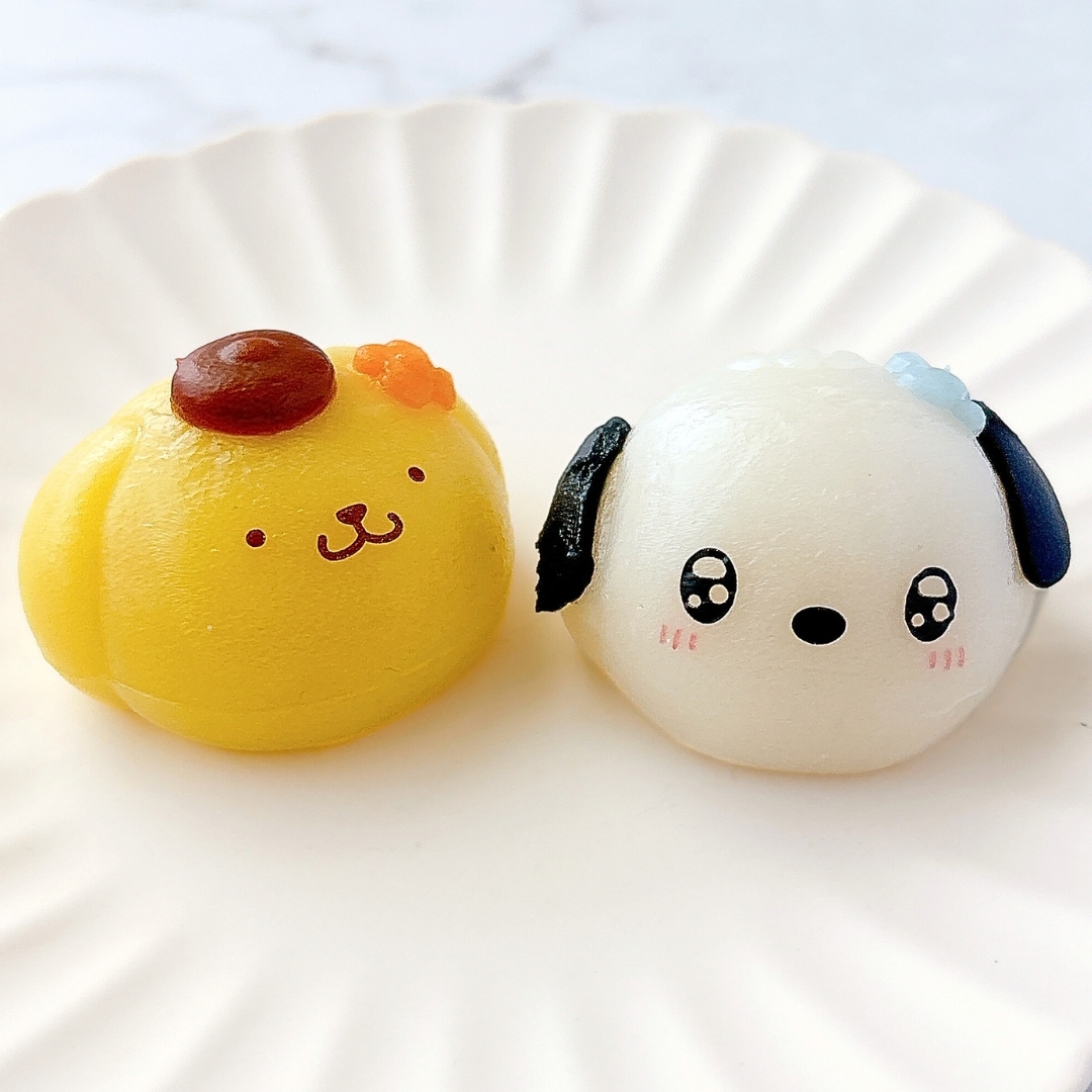 FamilyMart（ファミリーマート）「食べマスモッチサンリオ ポムポムプリン＆ポチャッコ」