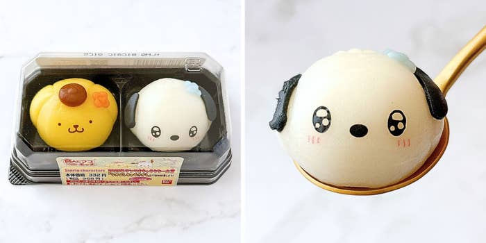 FamilyMart（ファミリーマート）「食べマスモッチサンリオ ポムポムプリン＆ポチャッコ」