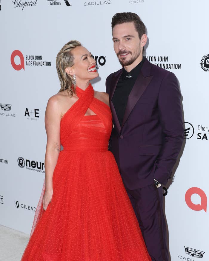 Hilary Duff and Matthew Koma at an event