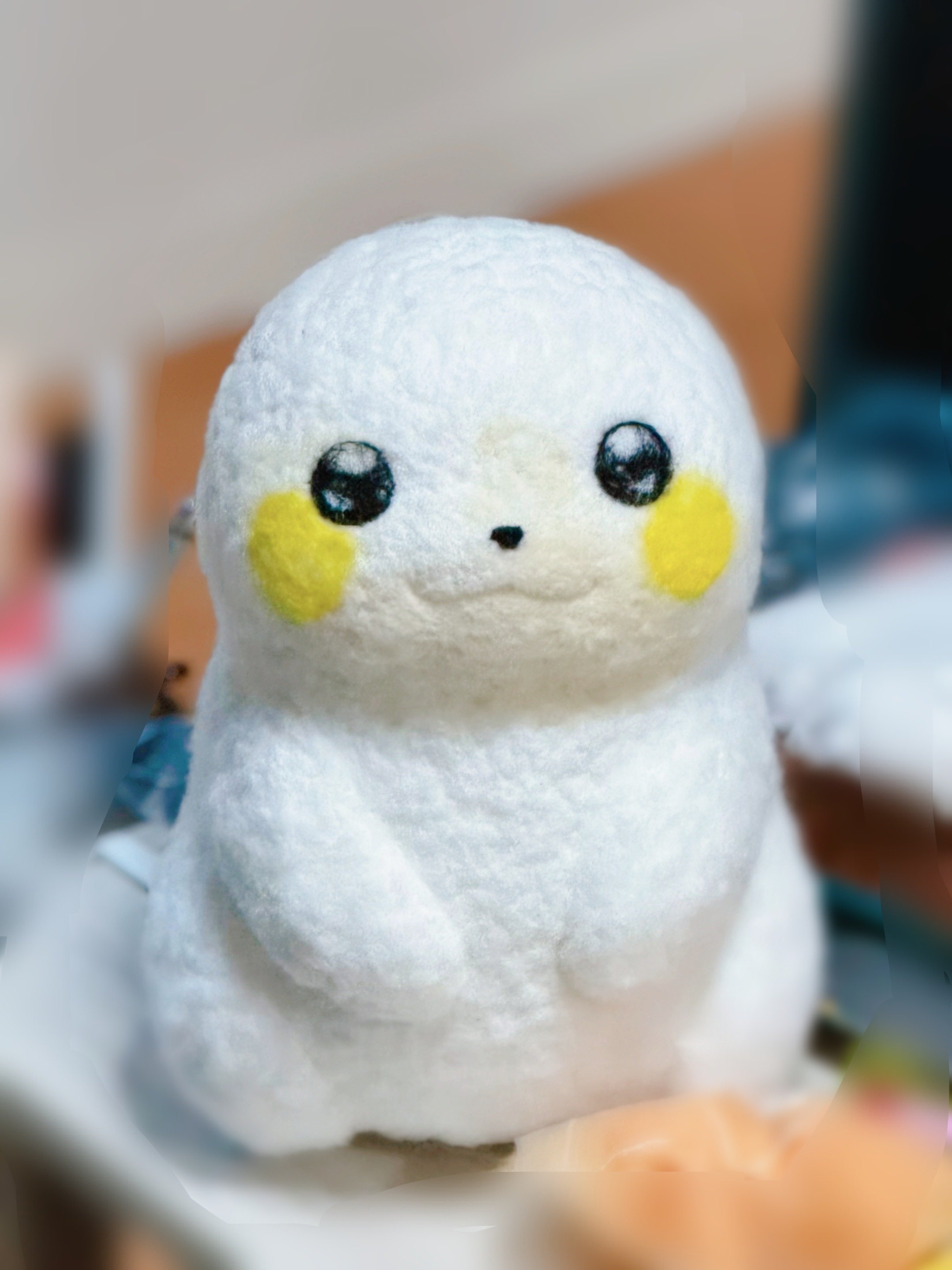 製作途中(ジオくん@羊毛フェルト?さんのXアカウントより)