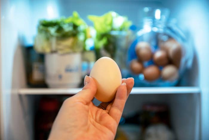 卵と冷凍庫のイメージ写真(PhotoLife94 / Getty Images)