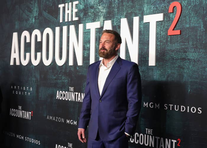  Ben Affleck at a movie premiere