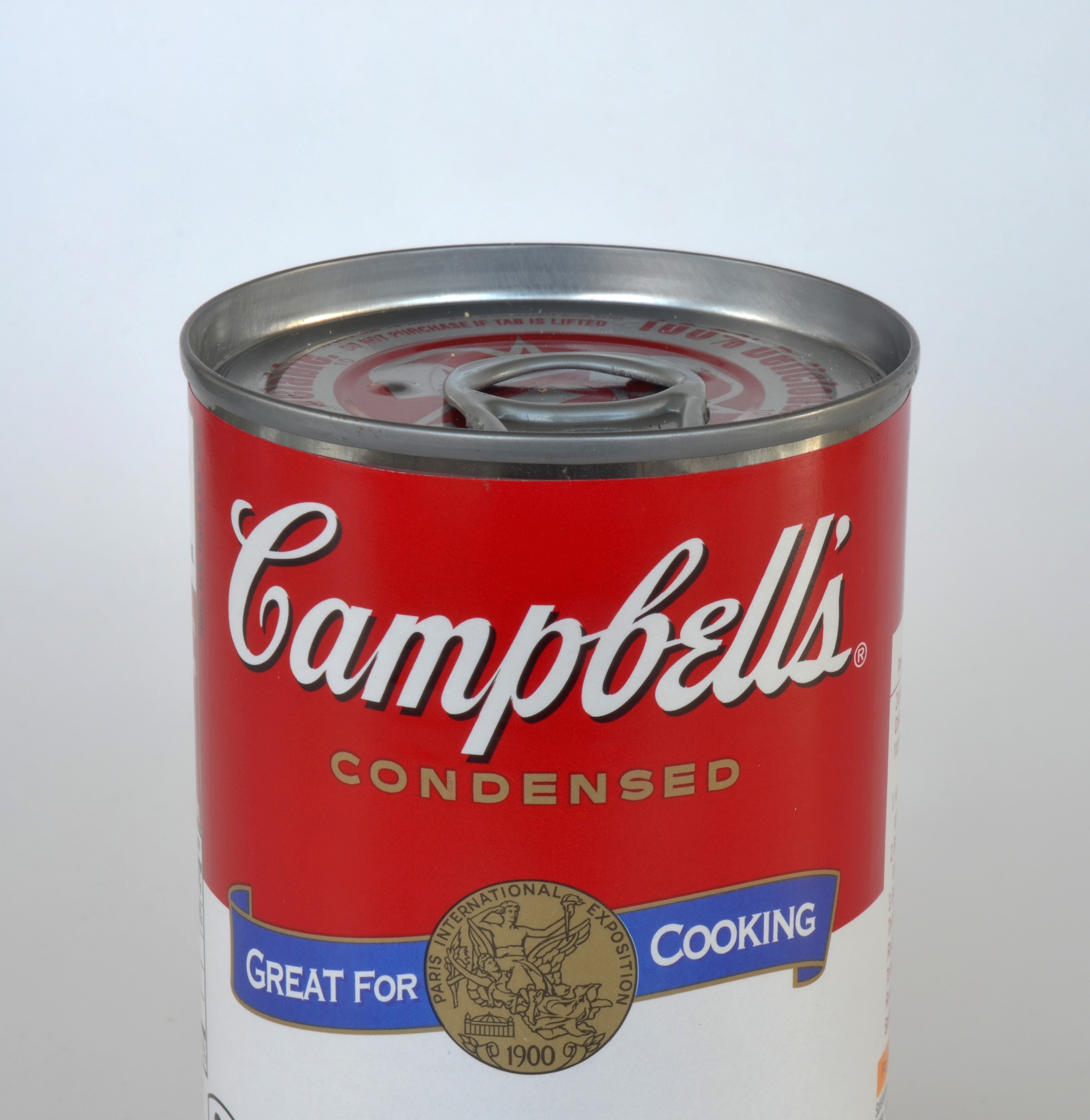 Campbell's Condensed Soup can with "Great for Cooking" label, highlighting its use in meal preparation