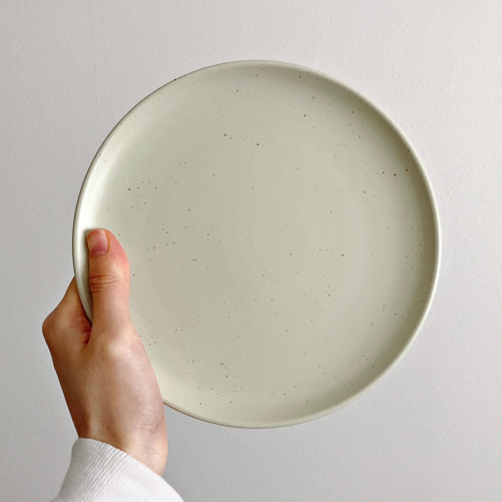 IKEA(イケア)の「MOSSMAL モスマル サイドプレート(水玉模様/ライトグリーン・18cm)」