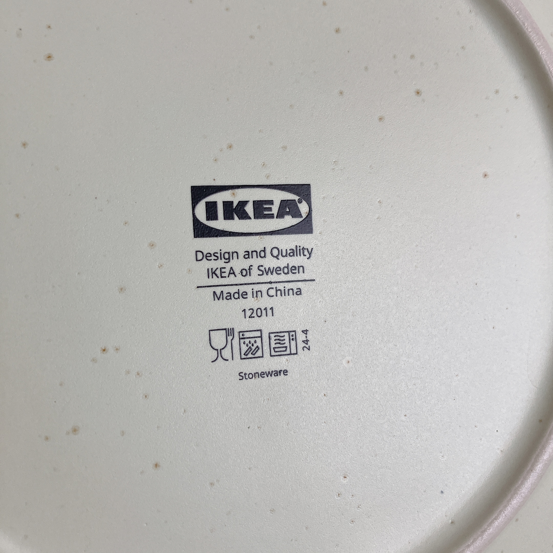 IKEA(イケア)の「MOSSMAL モスマル サイドプレート(水玉模様/ライトグリーン・18cm)」