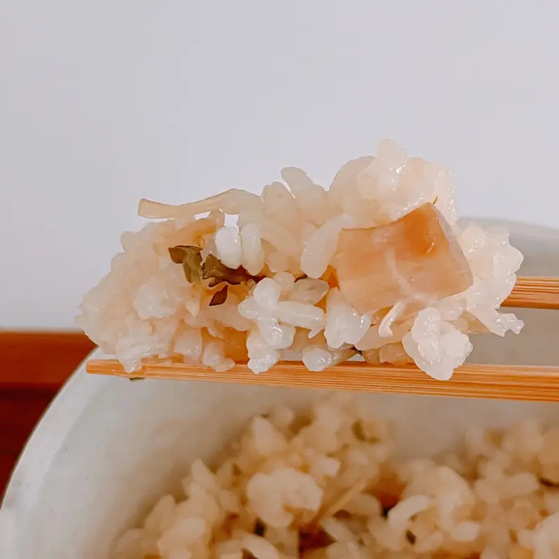 無印良品の「炊き込みごはんの素 ほたて貝柱と昆布のごはん」