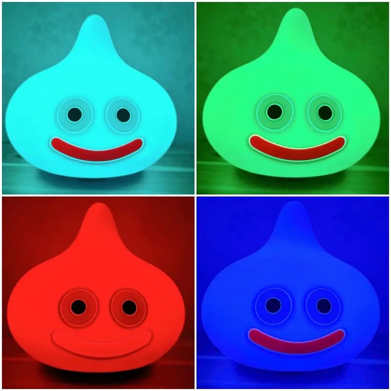 スライム型のランプが様々な色で光っている。