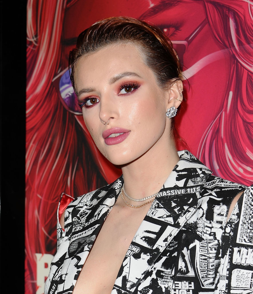 Bella with vibrant, dramatic eyeshadow