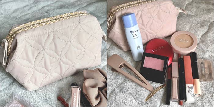 Francfranc(フランフラン)のオススメのポーチ「ベル ワイヤーポーチ グレー」