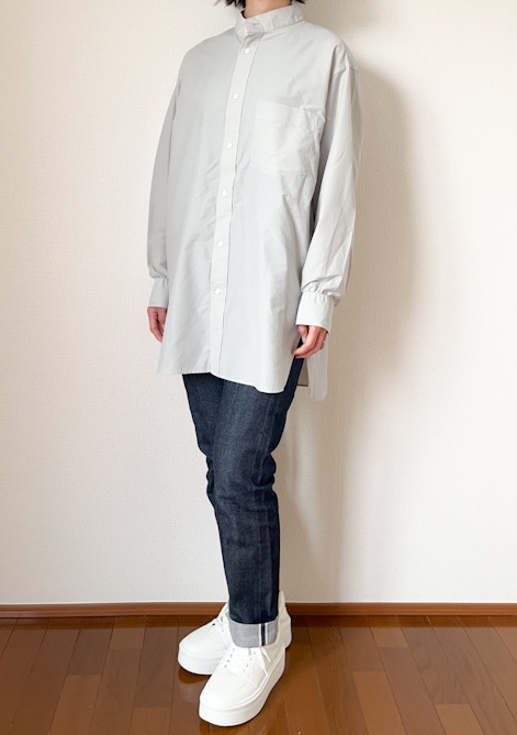 ユニクロの「オーバーサイズシャツ/長袖」
