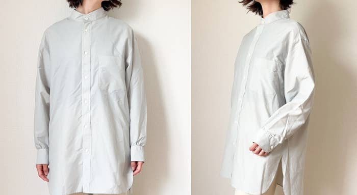 ユニクロの「オーバーサイズシャツ/長袖」
