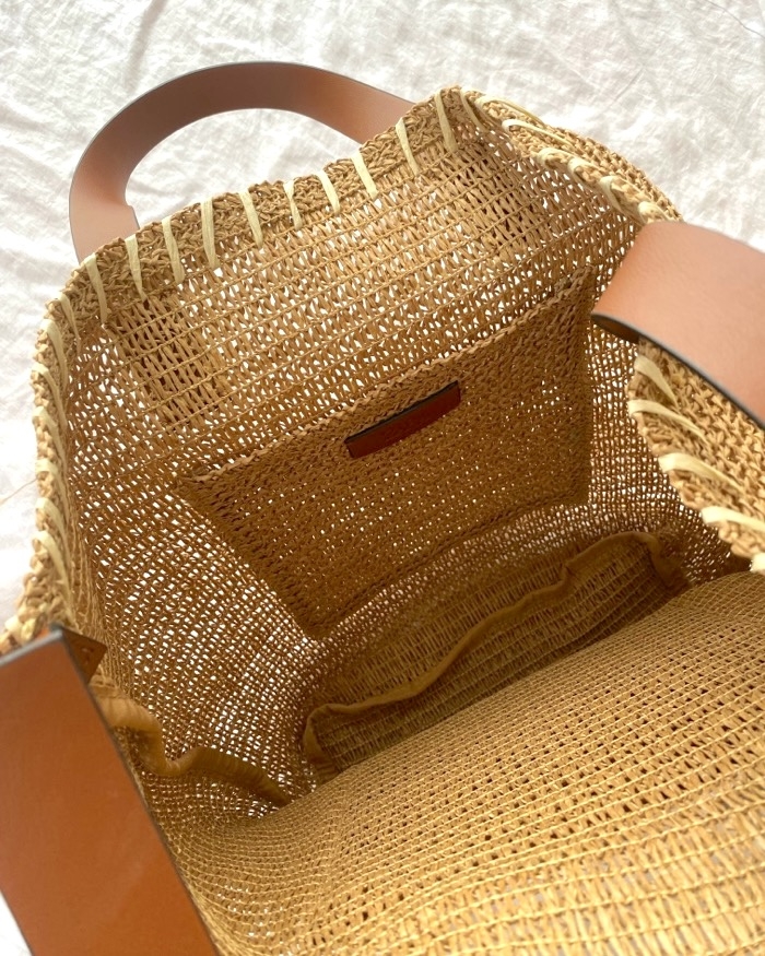 【ZARA】ウーブン トートバッグ 一目惚れして、即購入…！ZARA新作の「大容量トートバッグ