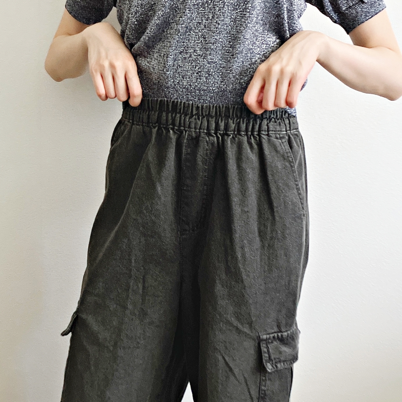 Honeys(ハニーズ)の「デニムカーゴパンツ」