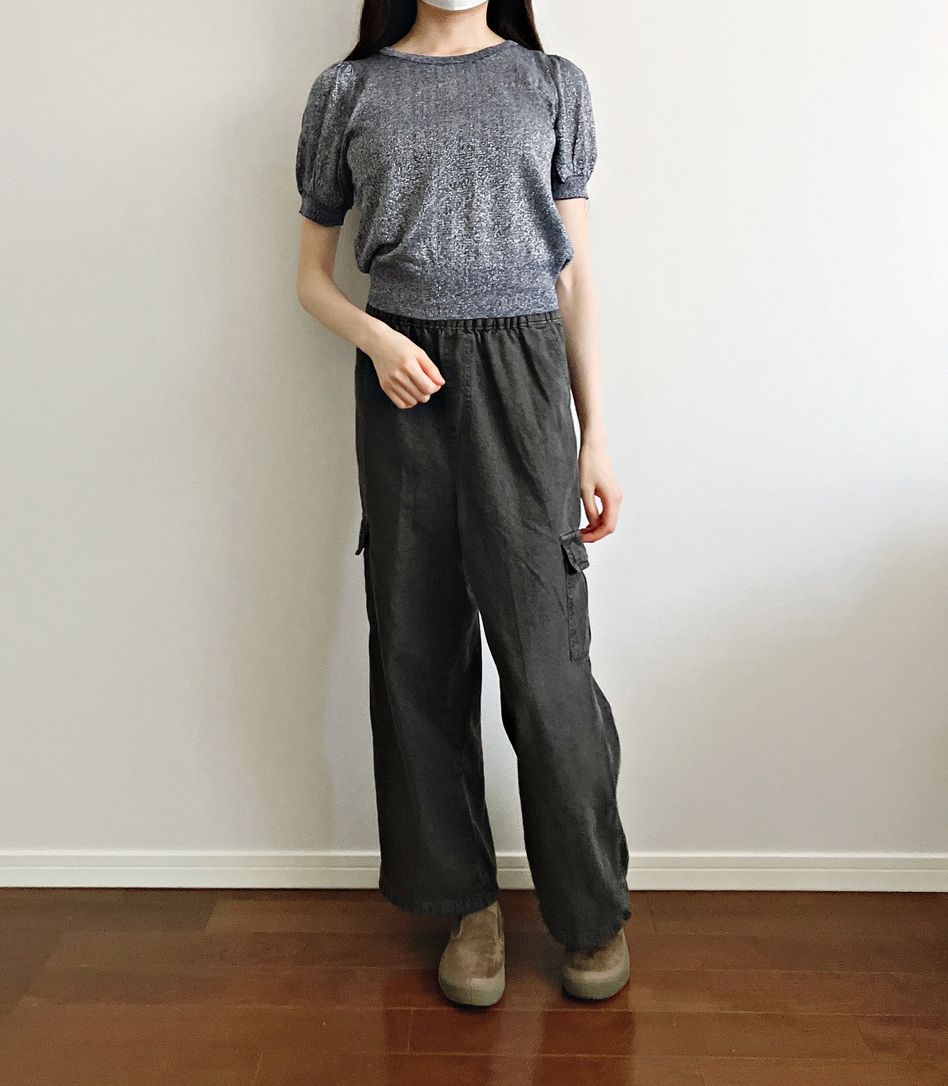 Honeys(ハニーズ)の「デニムカーゴパンツ」