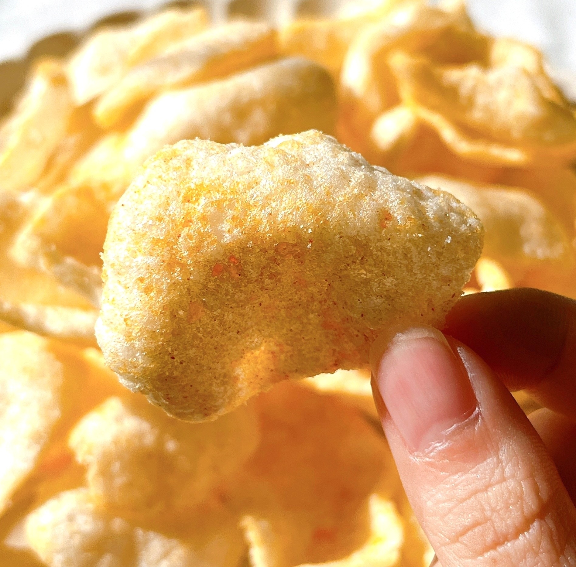 無印良品「お米のスナック ふわっと軽いチップス ヤンニョムチキン味」