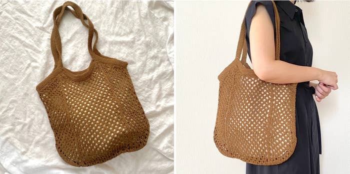 GUの「メッシュニットバッグ」