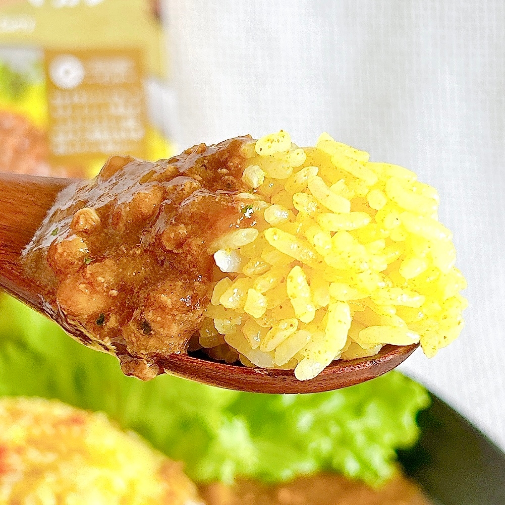 FamilyMart(ファミリーマート)の「焙煎香辛料の香りきわだつ スパイシーキーマカレー」